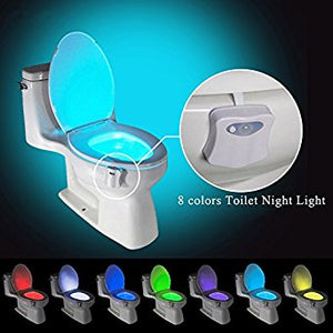 NEW Led Motion-Activated Toilet Seat Light