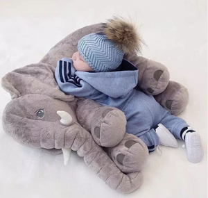 Baby Elly Large Soft Elephant Pillow