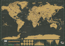 Scratch Off Traveler's Map - MUST Have For Seriours Travelers