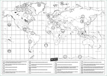 Scratch Off Traveler's Map - MUST Have For Seriours Travelers