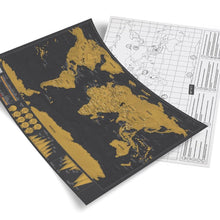 Scratch Off Traveler's Map - MUST Have For Seriours Travelers