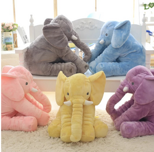 Baby Elly Large Soft Elephant Pillow
